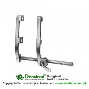 Finochietto (Modif) Rib Spreader Aluminium, Size of Lateral Blades - Spread 14 x 15 mm - 120 mm